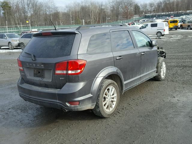 3C4PDDBG3ET174112 - 2014 DODGE JOURNEY SX GRAY photo 4