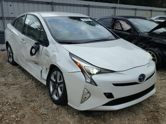 JTDKARFU5H3033350 - 2017 TOYOTA PRIUS WHITE photo 1