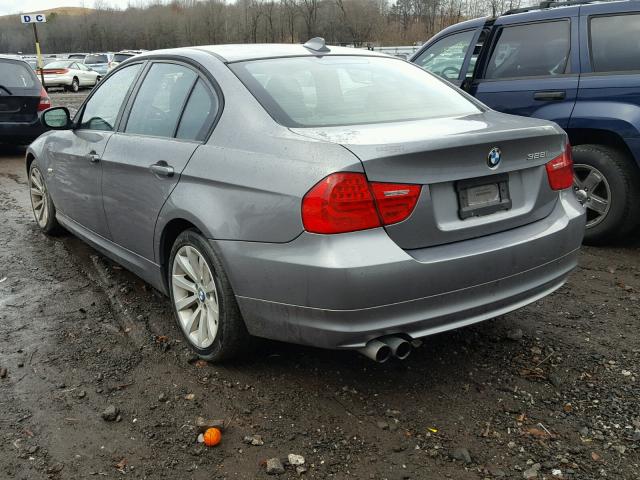 WBAPK5C54BA658735 - 2011 BMW 328 XI SUL GRAY photo 3