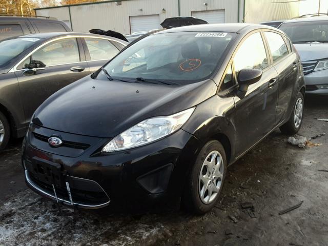 3FADP4EJ3CM106374 - 2012 FORD FIESTA SE BLACK photo 2