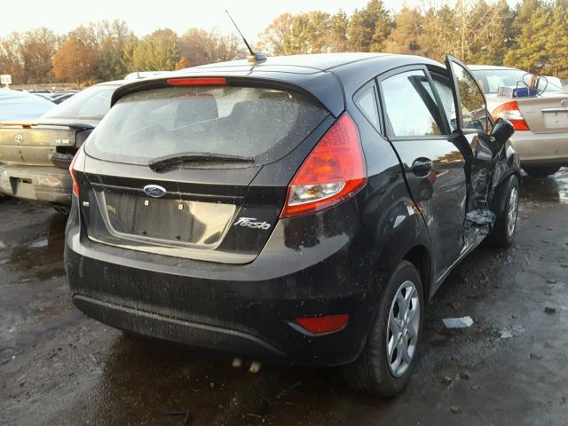 3FADP4EJ3CM106374 - 2012 FORD FIESTA SE BLACK photo 4