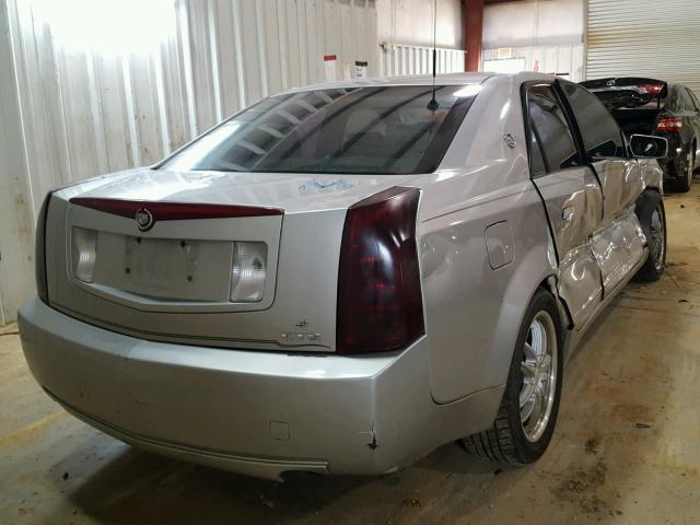 1G6DM577540173432 - 2004 CADILLAC CTS SILVER photo 4