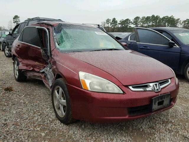 JHMCM56663C043480 - 2003 HONDA ACCORD EX MAROON photo 1