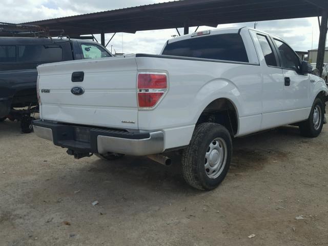 1FTFX1CF7DFB08999 - 2013 FORD F150 SUPER WHITE photo 4