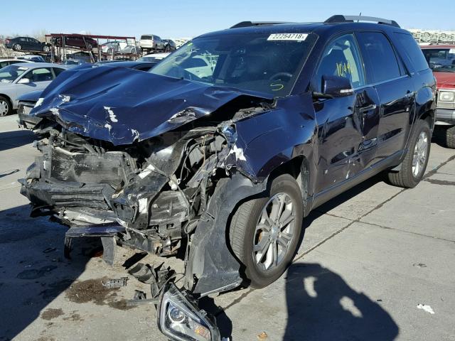 1GKKVRKD0FJ171174 - 2015 GMC ACADIA SLT ლურჯი ფოტო 2