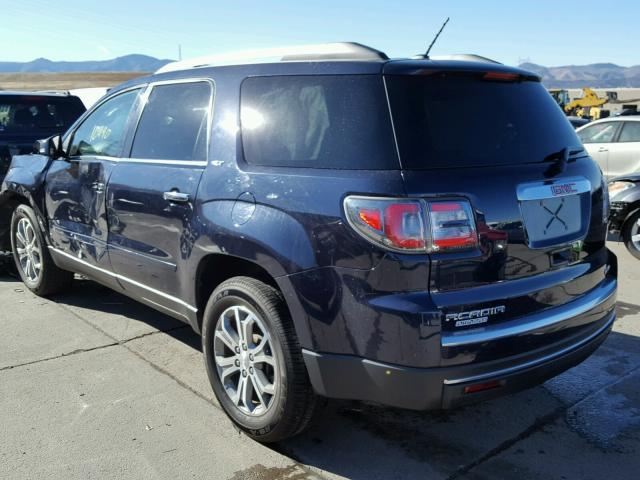 1GKKVRKD0FJ171174 - 2015 GMC ACADIA SLT ლურჯი ფოტო 3