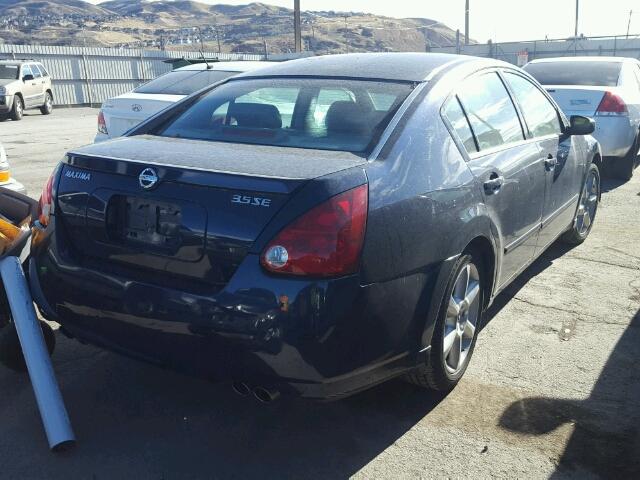 1N4BA41E15C818033 - 2005 NISSAN MAXIMA SE BLUE photo 4