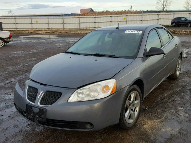 1G2ZG57B484131285 - 2008 PONTIAC G6 BASE GRAY photo 2