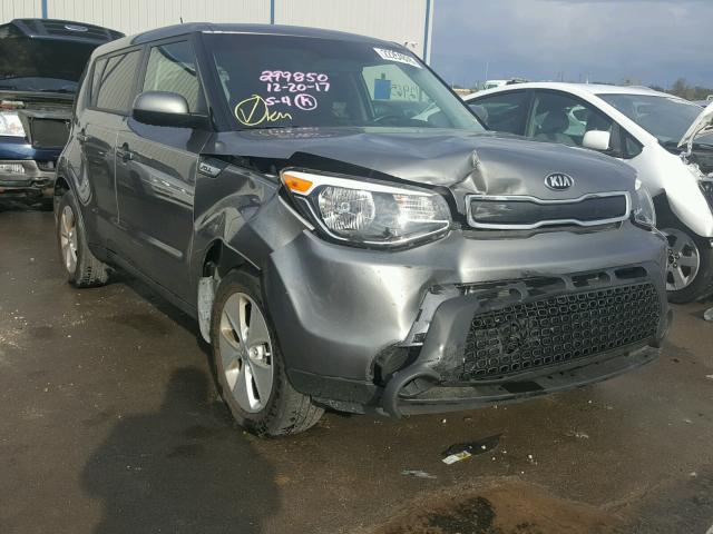 KNDJN2A28G7344811 - 2016 KIA SOUL GRAY photo 1