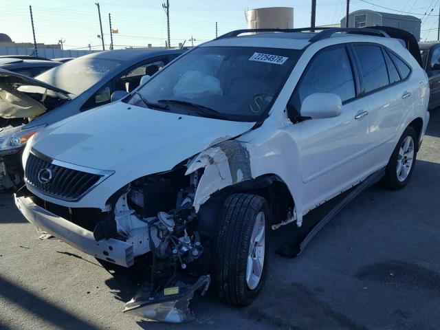 2T2GK31U58C028465 - 2008 LEXUS RX 350 WHITE photo 2