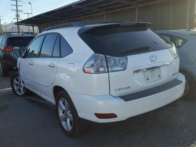 2T2GK31U58C028465 - 2008 LEXUS RX 350 WHITE photo 3