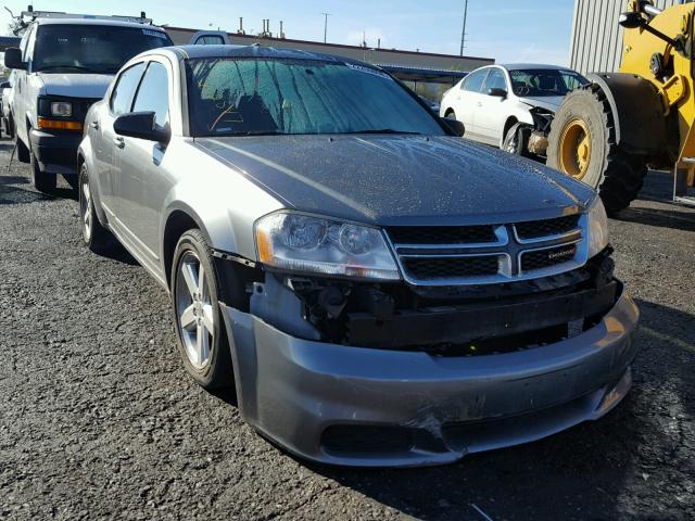 1C3CDZAB8DN717166 - 2013 DODGE AVENGER SE CHARCOAL photo 1