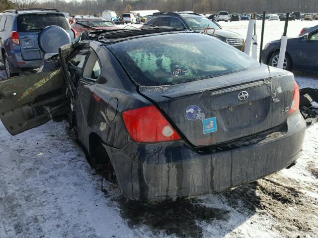 JTKDE167650022968 - 2005 TOYOTA SCION TC 黑色 照片 3
