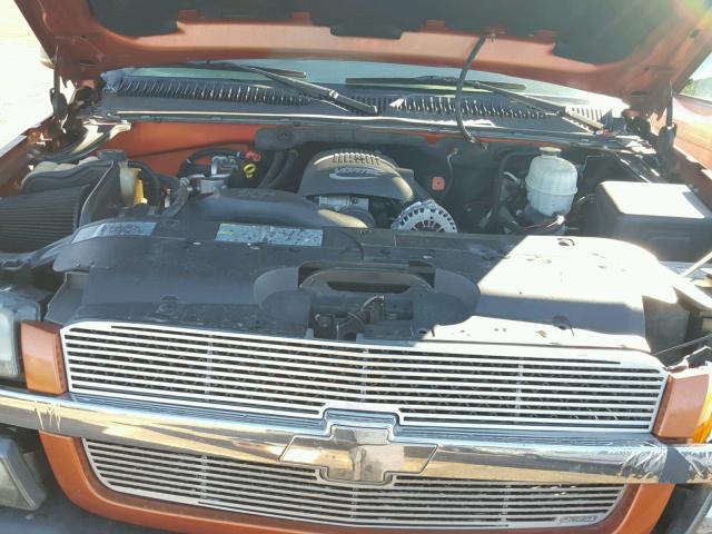 3GNEC12Z15G268595 - 2005 CHEVROLET AVALANCHE ORANGE photo 7