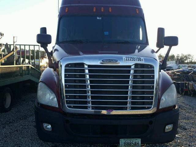 1FUJGLCV49LAF8124 - 2009 FREIGHTLINER CASCADIA 1 RED photo 9