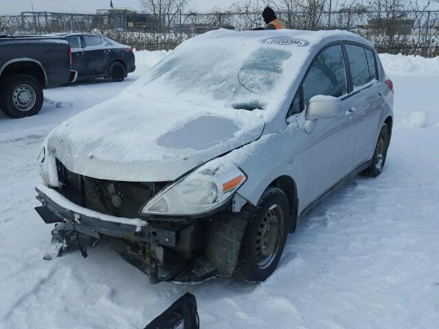 3N1BC13E69L453832 - 2009 NISSAN VERSA S SILVER photo 2