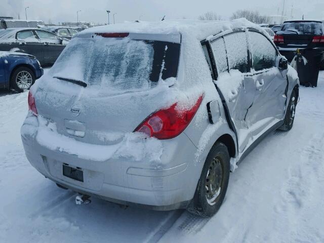 3N1BC13E69L453832 - 2009 NISSAN VERSA S SILVER photo 4