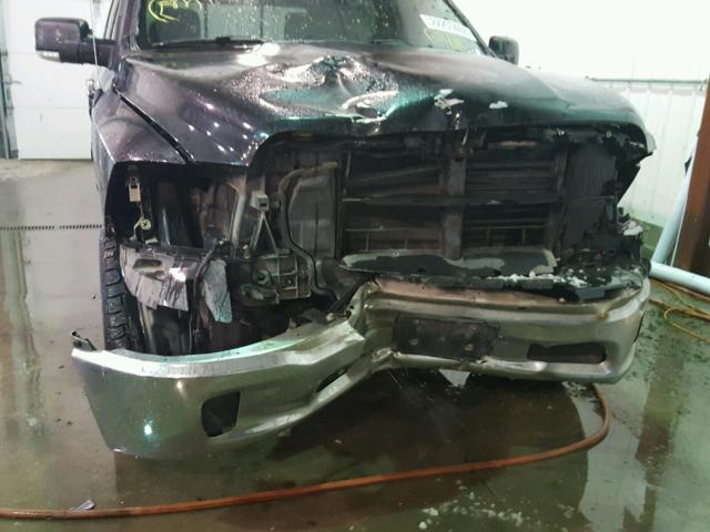 1C6RR7LT7ES433586 - 2014 RAM 1500 SLT BLACK photo 9