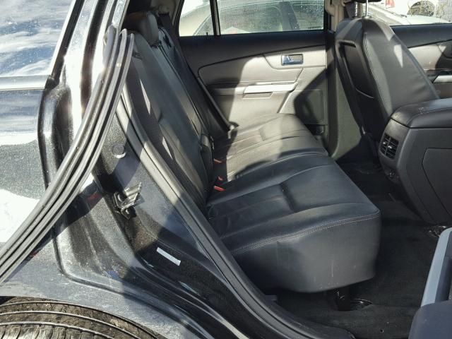2FMDK4JC7DBE05588 - 2013 FORD EDGE SEL BLACK photo 6