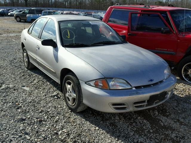 1G1JC524827220725 - 2002 CHEVROLET CAVALIER B SILVER photo 1