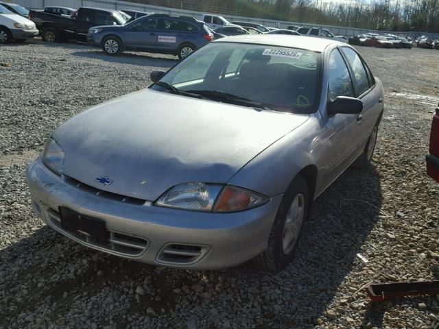 1G1JC524827220725 - 2002 CHEVROLET CAVALIER B SILVER photo 2