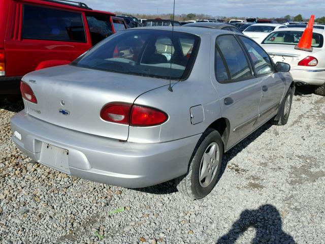 1G1JC524827220725 - 2002 CHEVROLET CAVALIER B SILVER photo 4