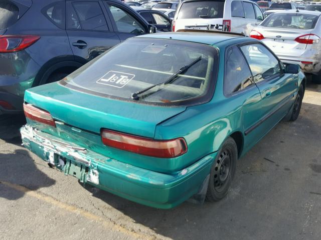 JH4DA935XLS062491 - 1990 ACURA INTEGRA LS GREEN photo 4