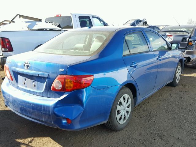 JTDBL40E39J052832 - 2009 TOYOTA COROLLA BA BLUE photo 4