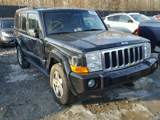 1J8HG48K87C594107 - 2007 JEEP COMMANDER შავი ფოტო 1