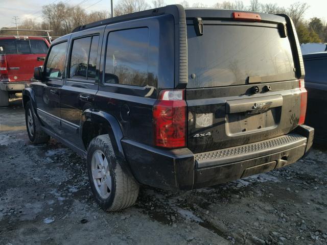 1J8HG48K87C594107 - 2007 JEEP COMMANDER შავი ფოტო 3
