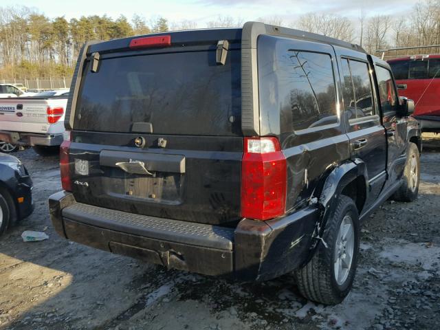 1J8HG48K87C594107 - 2007 JEEP COMMANDER შავი ფოტო 4