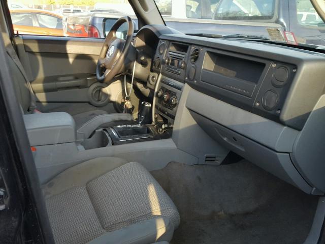 1J8HG48K87C594107 - 2007 JEEP COMMANDER შავი ფოტო 5