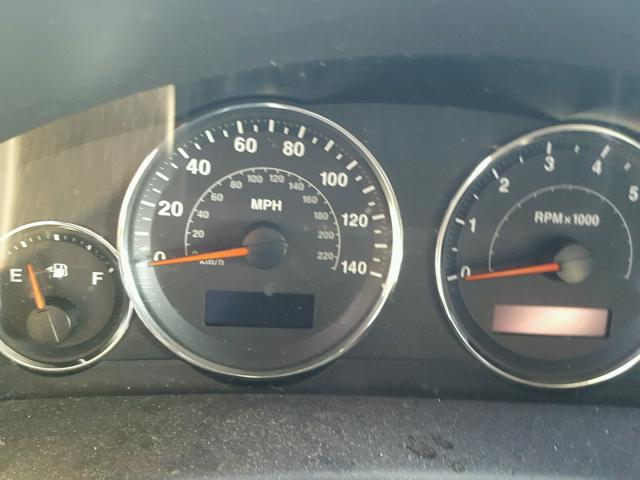 1J8HG48K87C594107 - 2007 JEEP COMMANDER შავი ფოტო 8