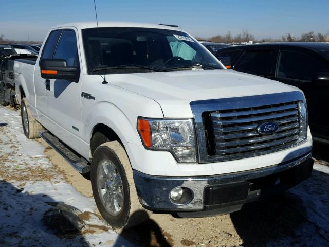 1FTFX1CTXCFB54590 - 2012 FORD F150 SUPER WHITE photo 1