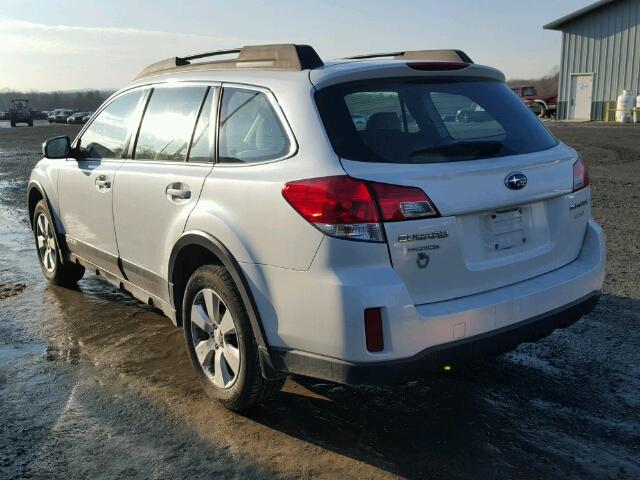 4S4BRBAC0C3246404 - 2012 SUBARU OUTBACK 2. WHITE photo 3