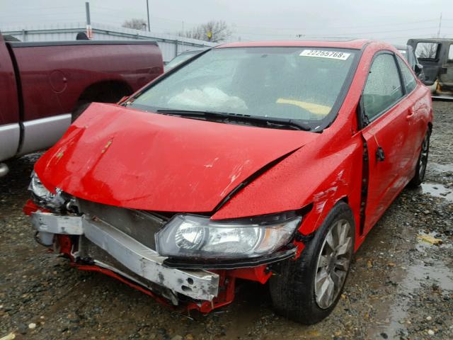 2HGFG1B83BH517761 - 2011 HONDA CIVIC EX RED photo 2