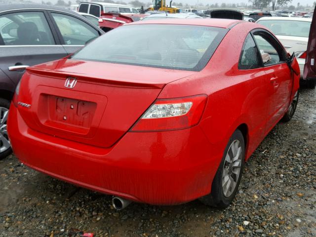 2HGFG1B83BH517761 - 2011 HONDA CIVIC EX RED photo 4