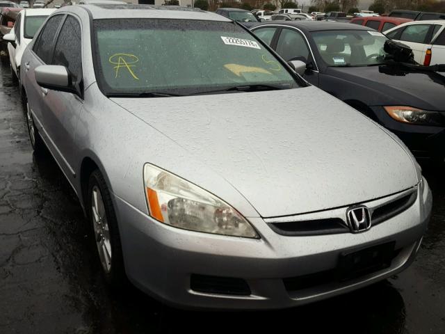 1HGCM66517A095827 - 2007 HONDA ACCORD EX SILVER photo 1