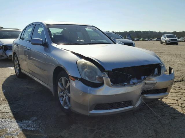 JNKCV51E15M221580 - 2005 INFINITI G35 SILVER photo 1