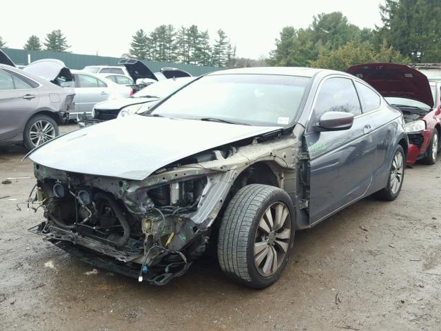 1HGCS12898A005267 - 2008 HONDA ACCORD EXL GRAY photo 2