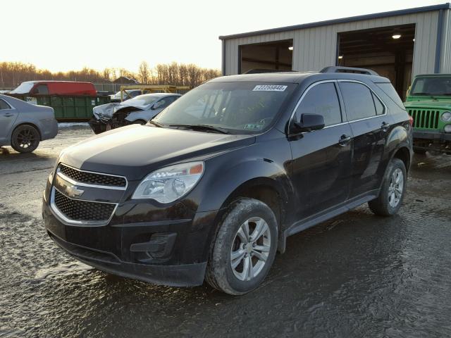 2CNFLEEC1B6334738 - 2011 CHEVROLET EQUINOX LT BLACK photo 2