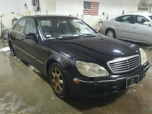 WDBNG75J11A211584 - 2001 MERCEDES-BENZ S 500 BLACK photo 1