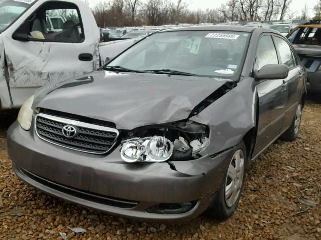 1NXBR32E75Z360130 - 2005 TOYOTA COROLLA CE GRAY photo 2