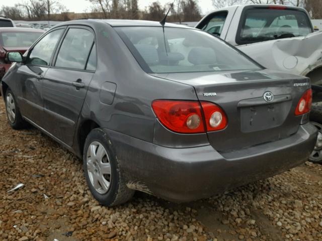 1NXBR32E75Z360130 - 2005 TOYOTA COROLLA CE GRAY photo 3