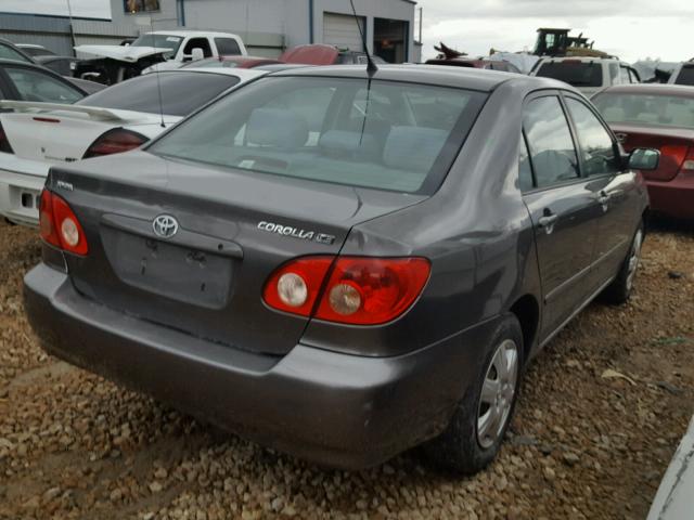 1NXBR32E75Z360130 - 2005 TOYOTA COROLLA CE GRAY photo 4