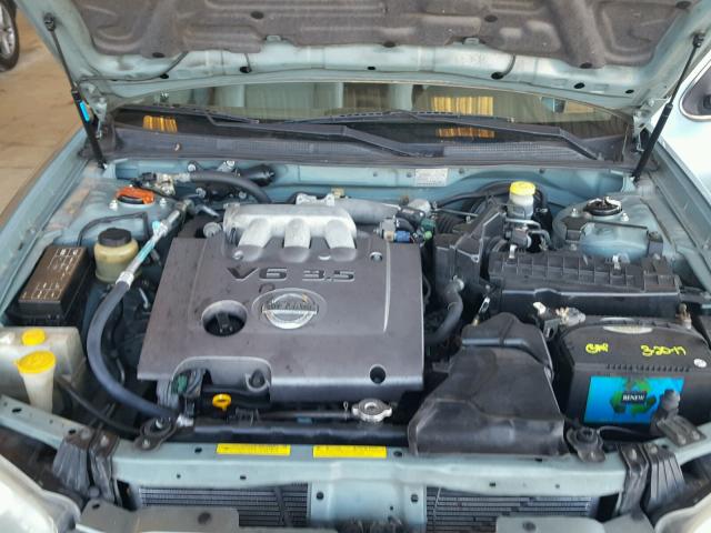 JN1DA31D92T420717 - 2002 NISSAN MAXIMA GLE BLUE photo 7