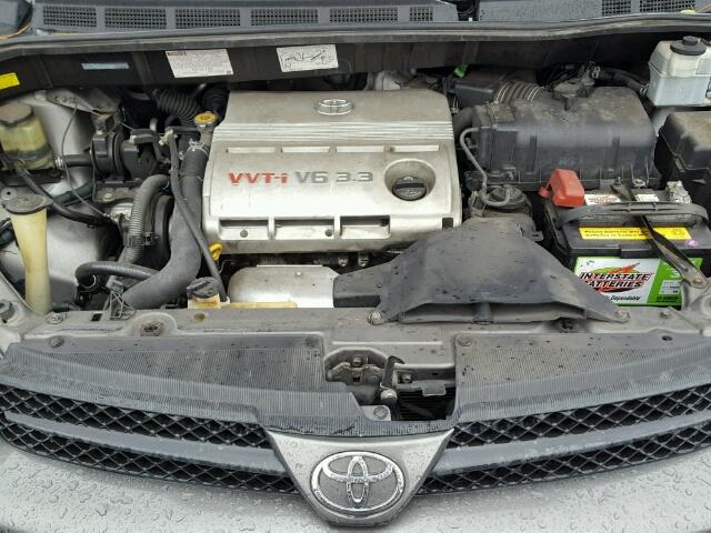 5TDZA23C04S103685 - 2004 TOYOTA SIENNA CE GRAY photo 7