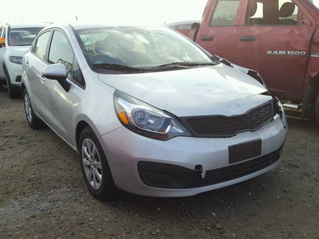 KNADM4A35D6297322 - 2013 KIA RIO LX SILVER photo 1