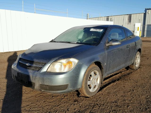 1G1AL18F177280497 - 2007 CHEVROLET COBALT LT BLUE photo 2