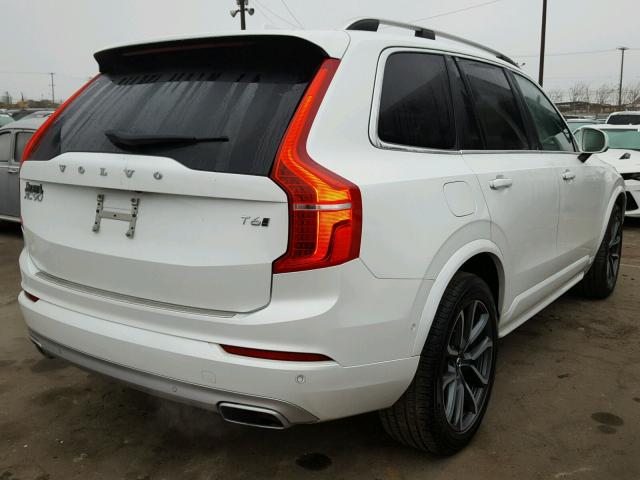 YV4A22PKXH1134552 - 2017 VOLVO XC90 T6 WHITE photo 4